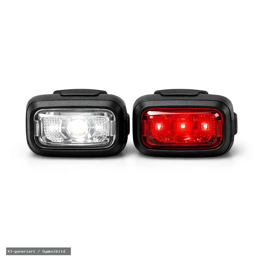 Fahrradlicht-Set, StVZO-zugelassen, USB aufladbar